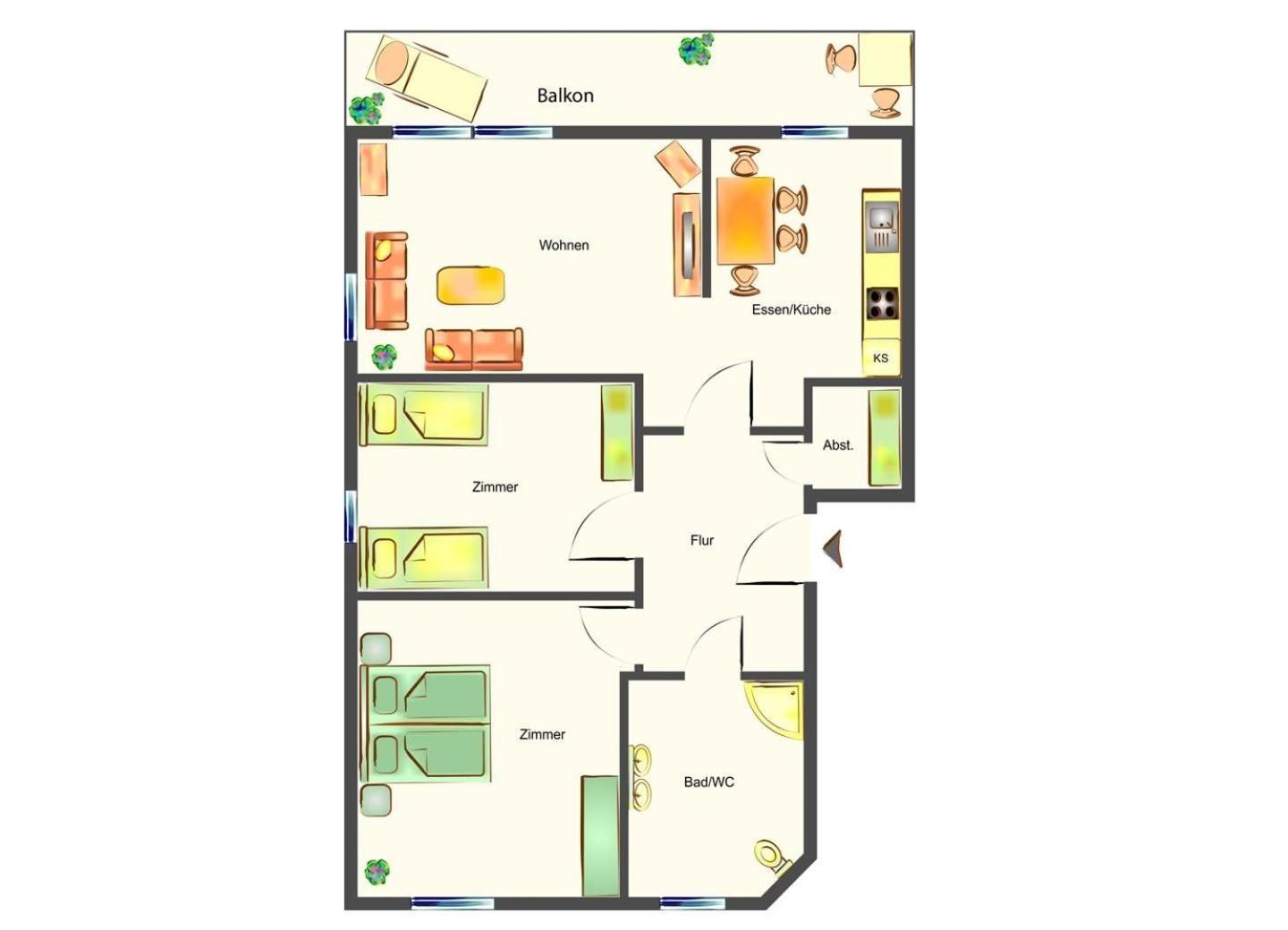 Haus Triade Ferienwohnung Triade 3 Zinnowitz Kültér fotó